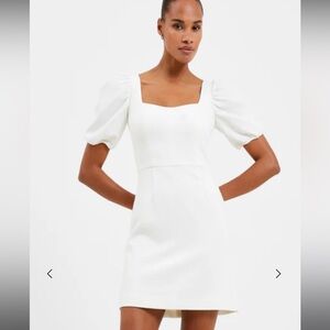 French Connection Berina Whisper Puff Sleeve Dress
